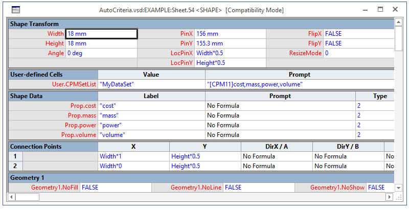 shape sheet